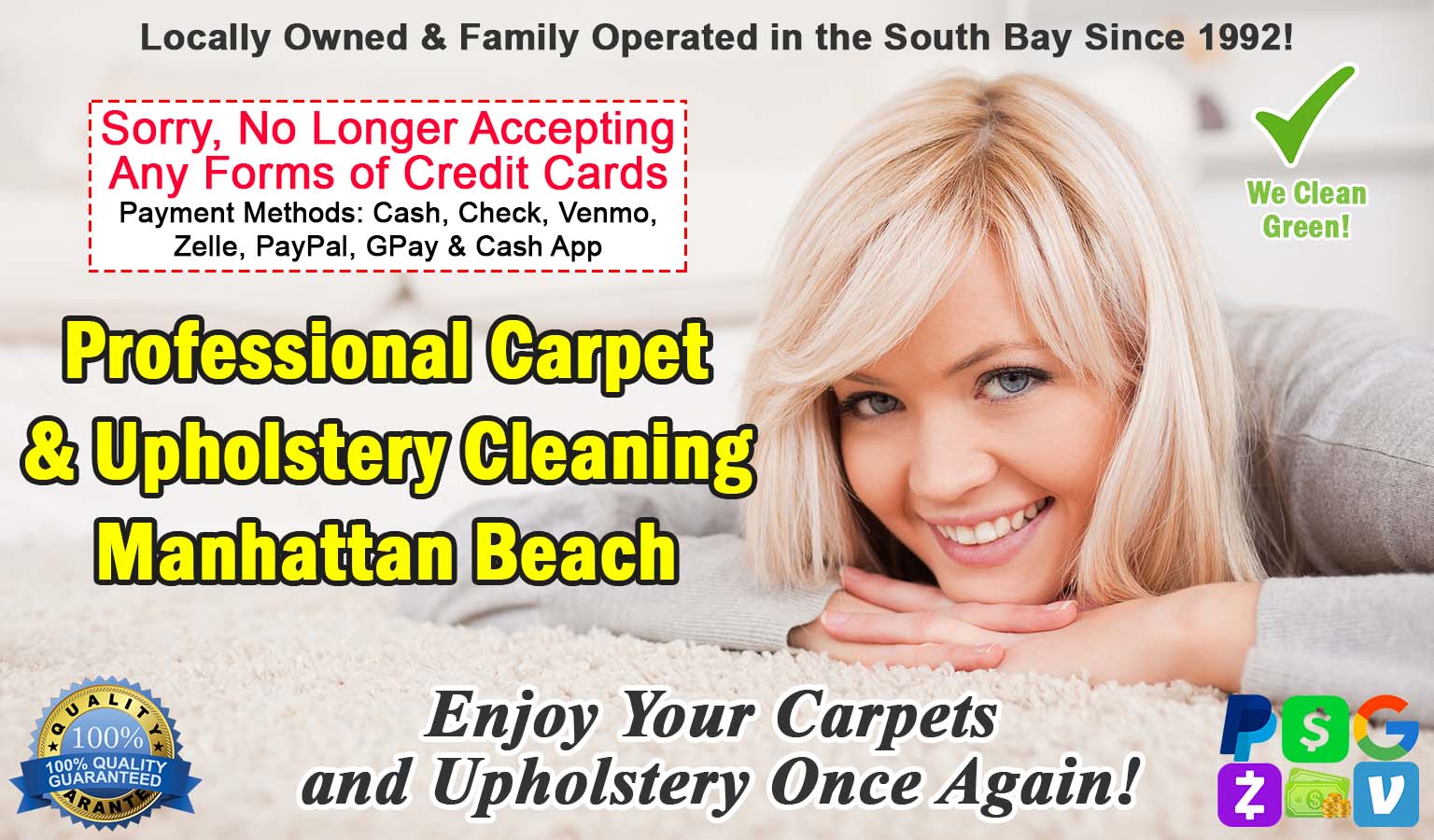 Carpet Cleaning and Upholstery Cleaning Manhattan Beach Ca